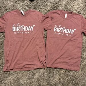 Bella Canvas Mauve Birthday Crew Tee